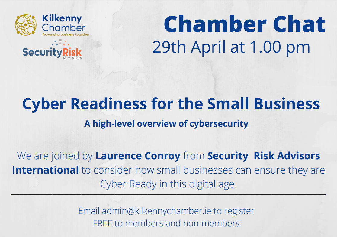 Cyber Security Chamber Chat poster