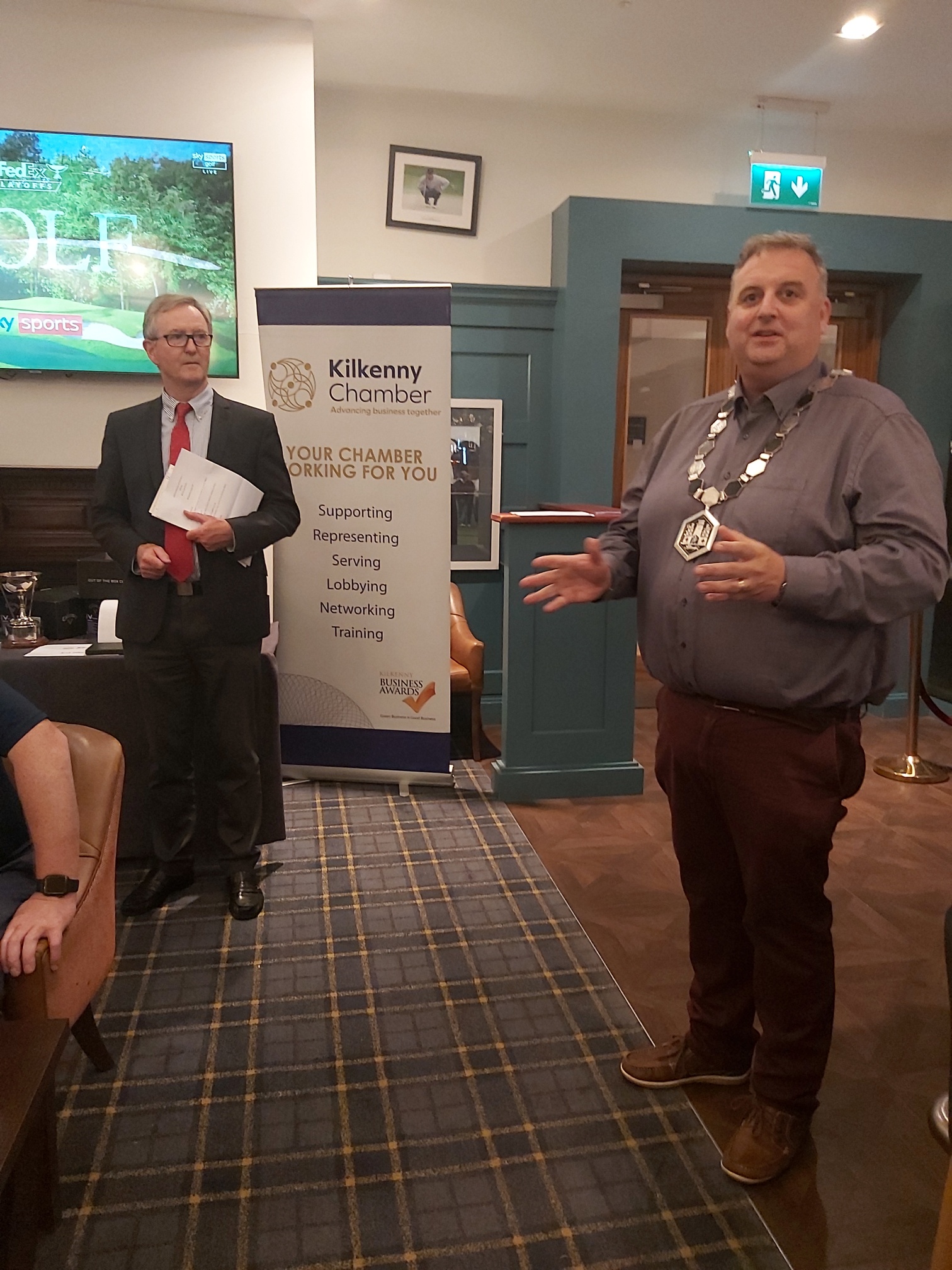 President Brian Keyes and CEO John Hurley